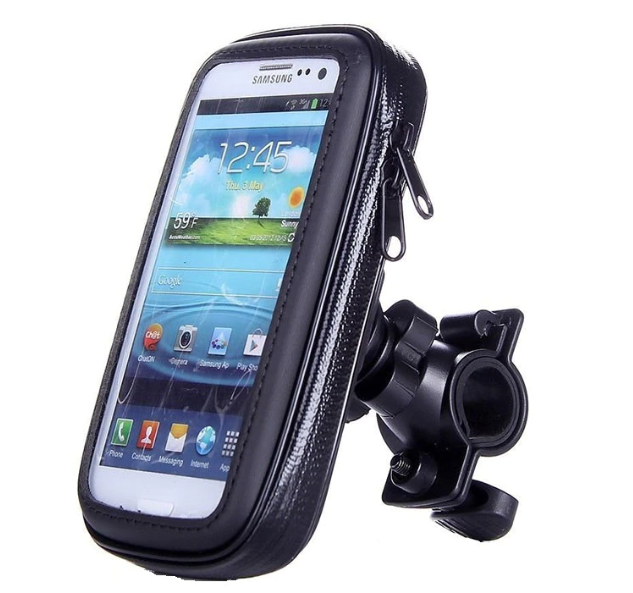 UB Suport husa telefon pentru bicicleta LX-01 rezistent apa si socuri touchscreen 360* rotativ negru